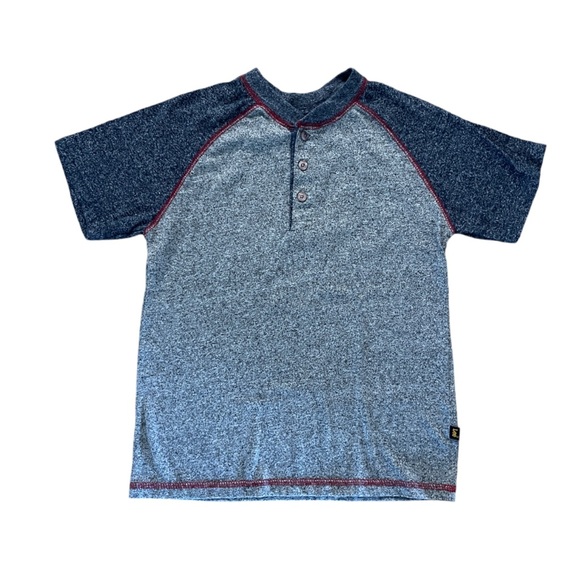 Lee Blue Grey Short-sleeve Shirt size S (8) - Picture 1 of 4